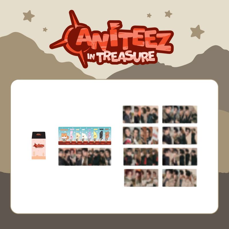 ATEEZ x ANITEEZ [Aniteez in Treasure] Random Trading Card