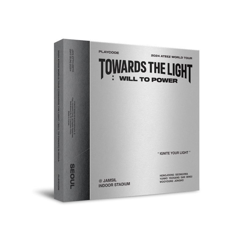 ATEEZ - WORLD TOUR [TOWARDS THE LIGHT : WILL TO POWER] IN SEOUL PLAYCODE 2024 + POB