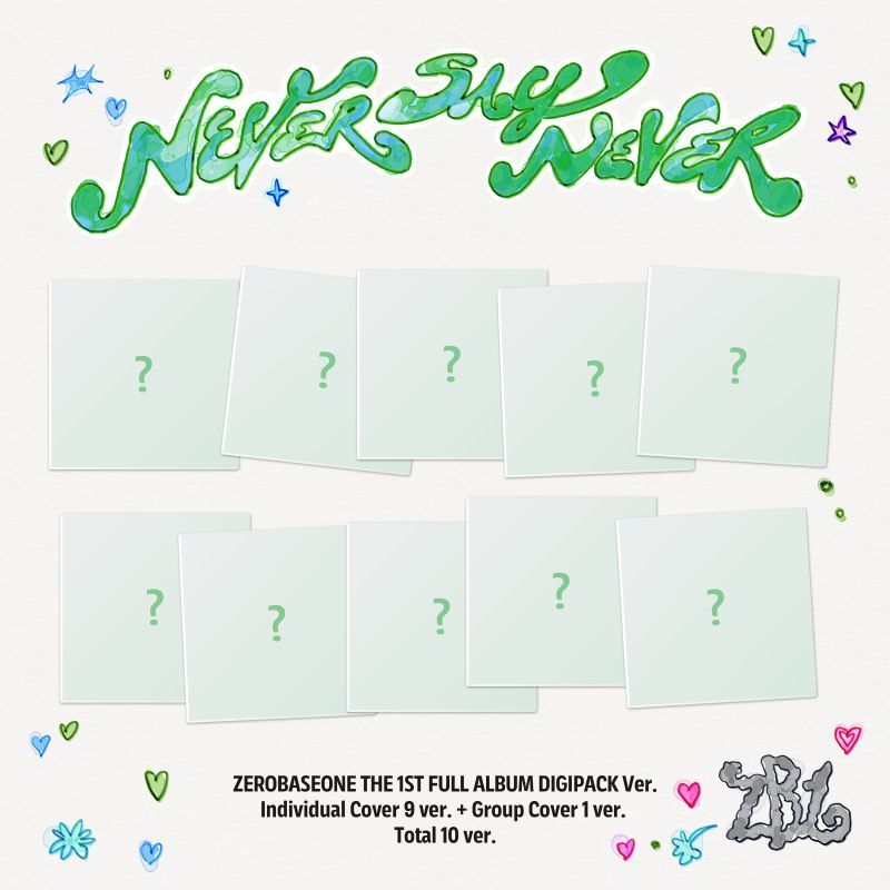 ZEROBASEONE - Never say never (digipack ver.) + POB