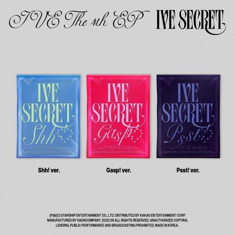 IVE - IVE secret (photobook ver.) + POB