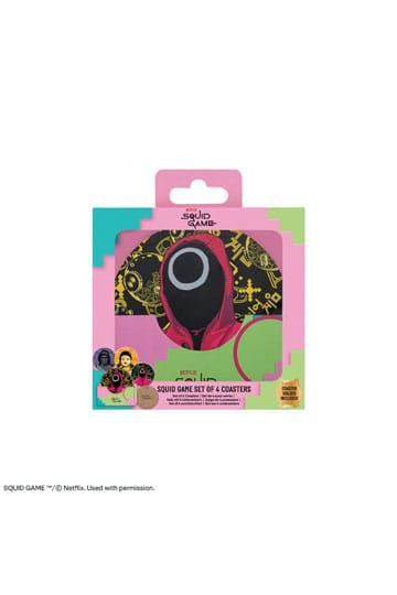 Squid Game Untersetzer 4er-Pack Squid Game Untersetzer 4er-Pack