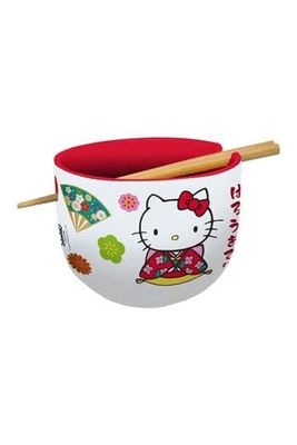 Sanrio Ramen-Schüssel mit Stäbchen (Hello Kitty Japan) Sanrio Ramen-Schüssel mit Stäbchen (Hello Kitty Japan)