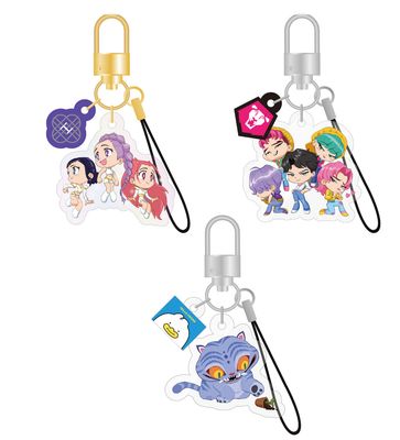 K-Pop Demon Hunters - OFFICIAL LIGHT STICK KEYRING CHARM