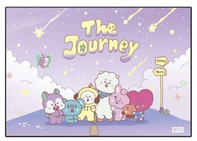 BT21 - THE JOURNEY Schreibtischunterlage