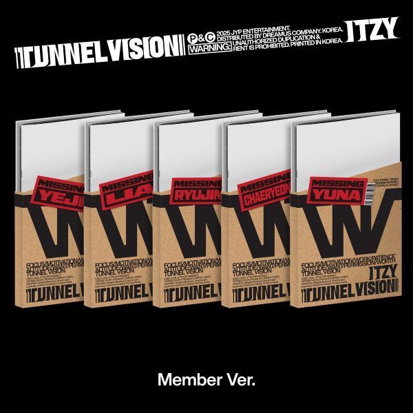 ITZY - Tunnel Vision (member ver.) + POB (pre-order) ITZY - Tunnel Vision (member ver.) + POB (pre-order)