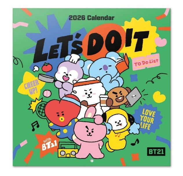 BT21 Kalender 2026 BT21 Kalender 2026