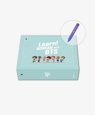 Learn! KOREAN With BTS - for Basic Learners + Free Study Notebook Global edition (with Motipen)