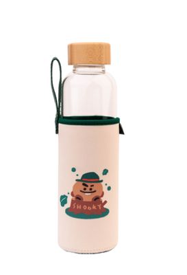 BT21 - Shooky Trinkflasche aus Glas