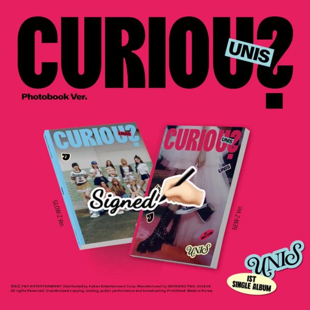 [Signiert] UNIS - CURIOUS (1st Single Album)