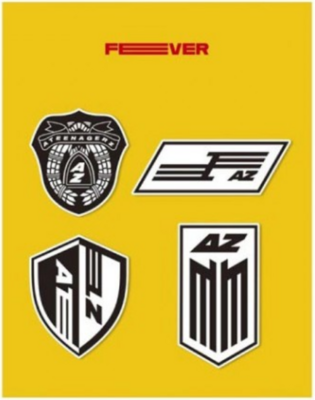 Ateez - Zero : Fever Part. 1 Goods - Wappen Badge Set (Type : B) Ateez - Zero : Fever Part. 1 Goods - Wappen Badge Set (Type : B)