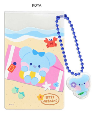 BT21 - Clear Card Pocket Summer Sky BT21 - Clear Card Pocket Summer Sky, Version: Koya