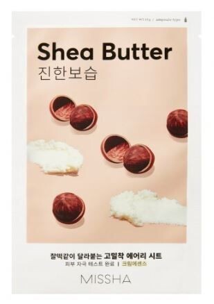 Missha - Airy Fit Sheet Mask Shea Butter Missha - Airy Fit Sheet Mask Shea Butter