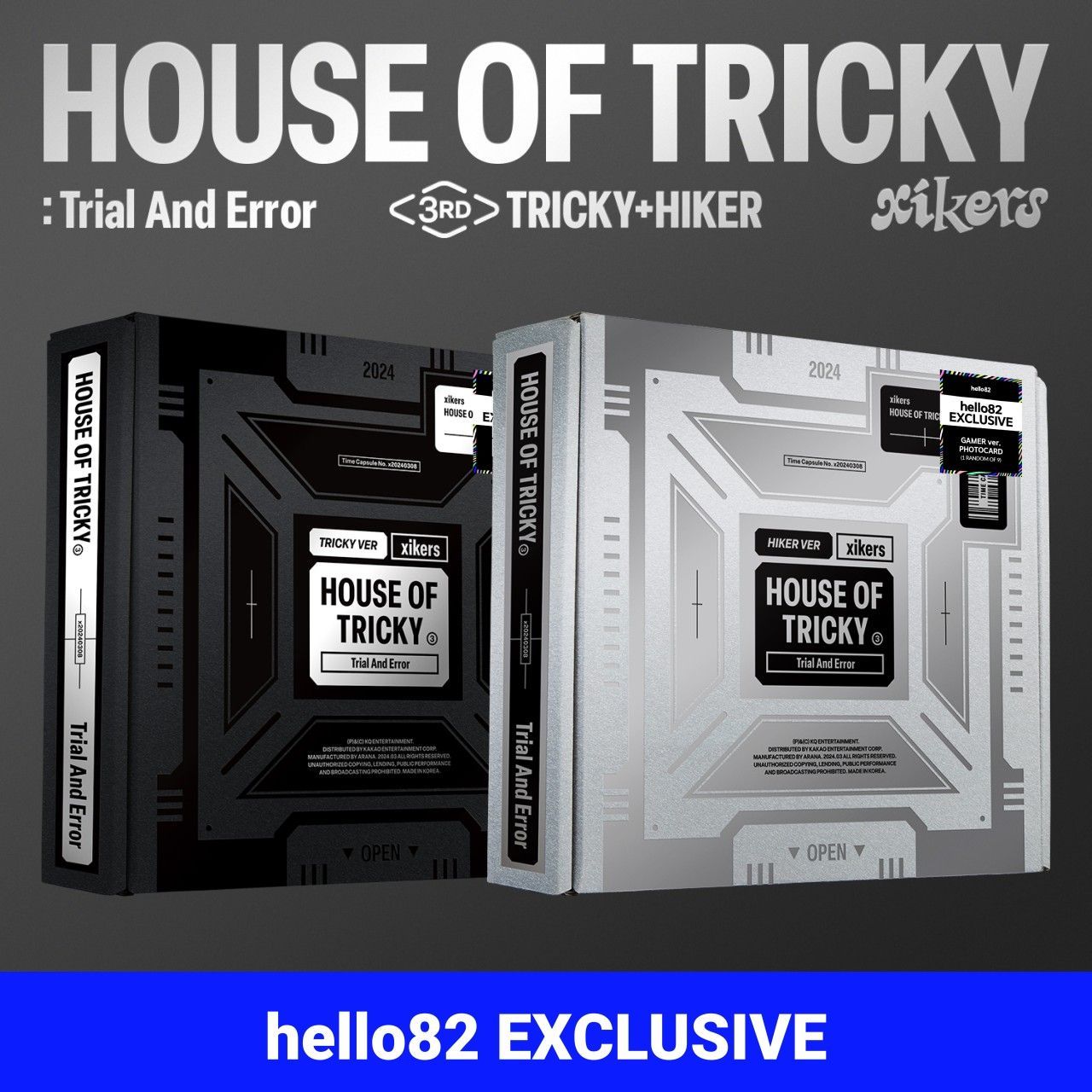[hello82 Exclusive] xikers - House Of Tricky: Trial and Error (3. Mini Album)