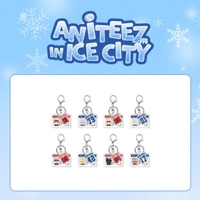 ANITEEZ in Ice City [Ateez] - Hockey Player Card Acrylic Keyring