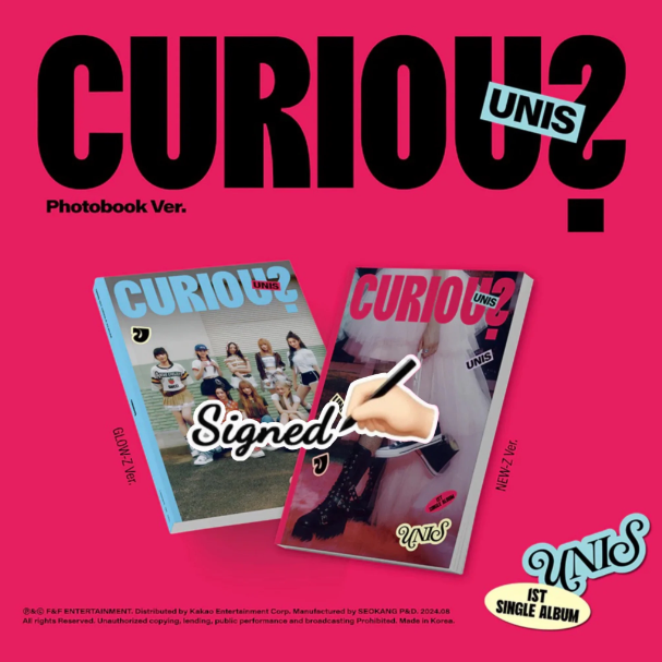 [Signiert] UNIS - CURIOUS (1st Single Album)