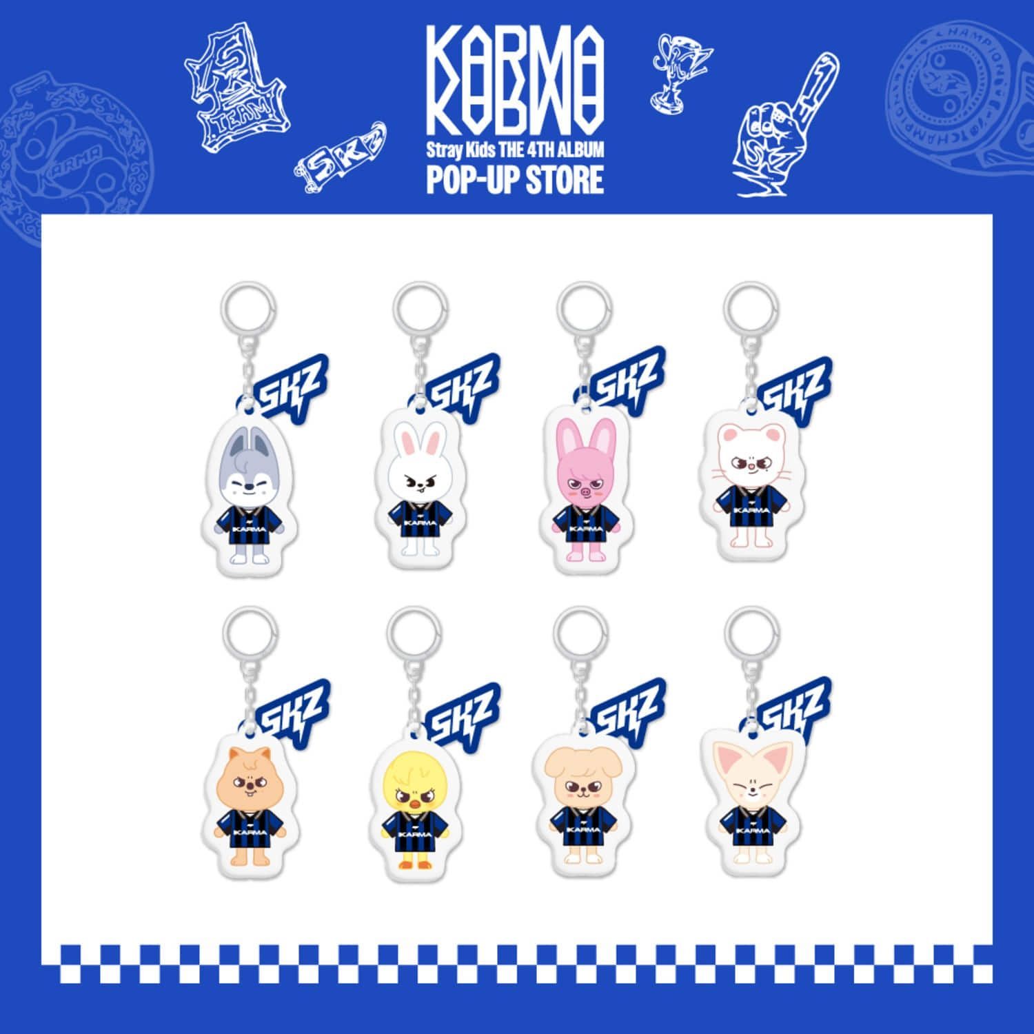 Stray Kids POP-UP STORE [KARMA] - YinYang Keyring