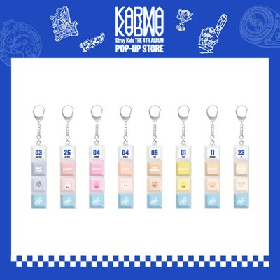 Stray Kids POP-UP STORE [KARMA] - Keycap Keyring