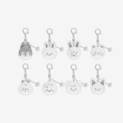 STRAY KIDS - dominate : celebrate pop-up store: face keyring silver
