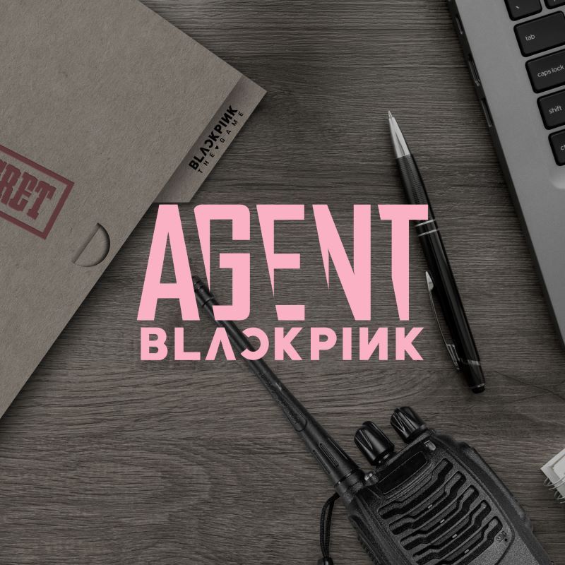BLACKPINK THE GAME COUPON CARD COLLECTION AGENT BLACKPINK - Lucky Draw