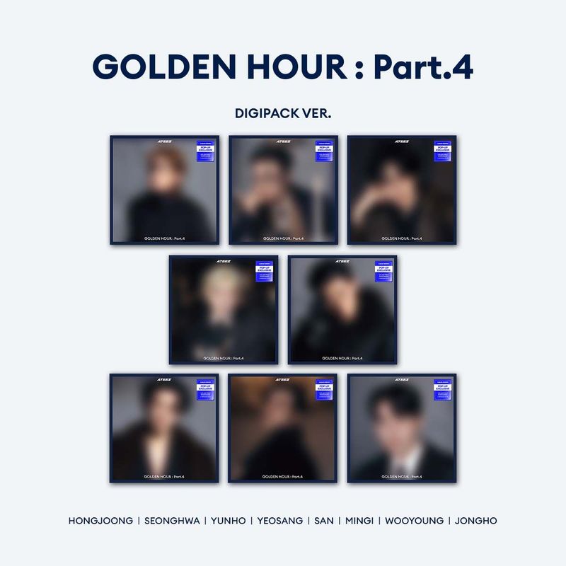 ATEEZ - GOLDEN HOUR : Part.4 (Digipack) - Europe POP-UP Exclusive