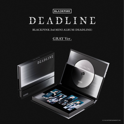 BLACKPINK - 3rd MINI ALBUM [DEADLINE] (GRAY Ver.) [Vorbestellung]+POB