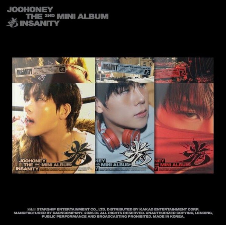 JOOHONEY  (Monsta X)– INSANITY (photobook ver)
