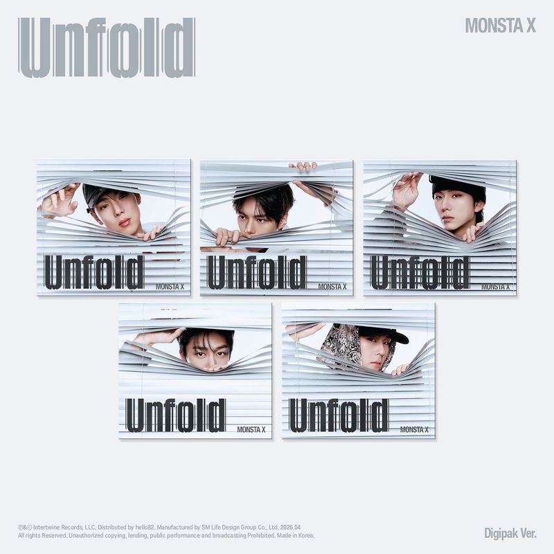 [Signed] MONSTA X - Unfold (Digipak)[Vorbestellung]