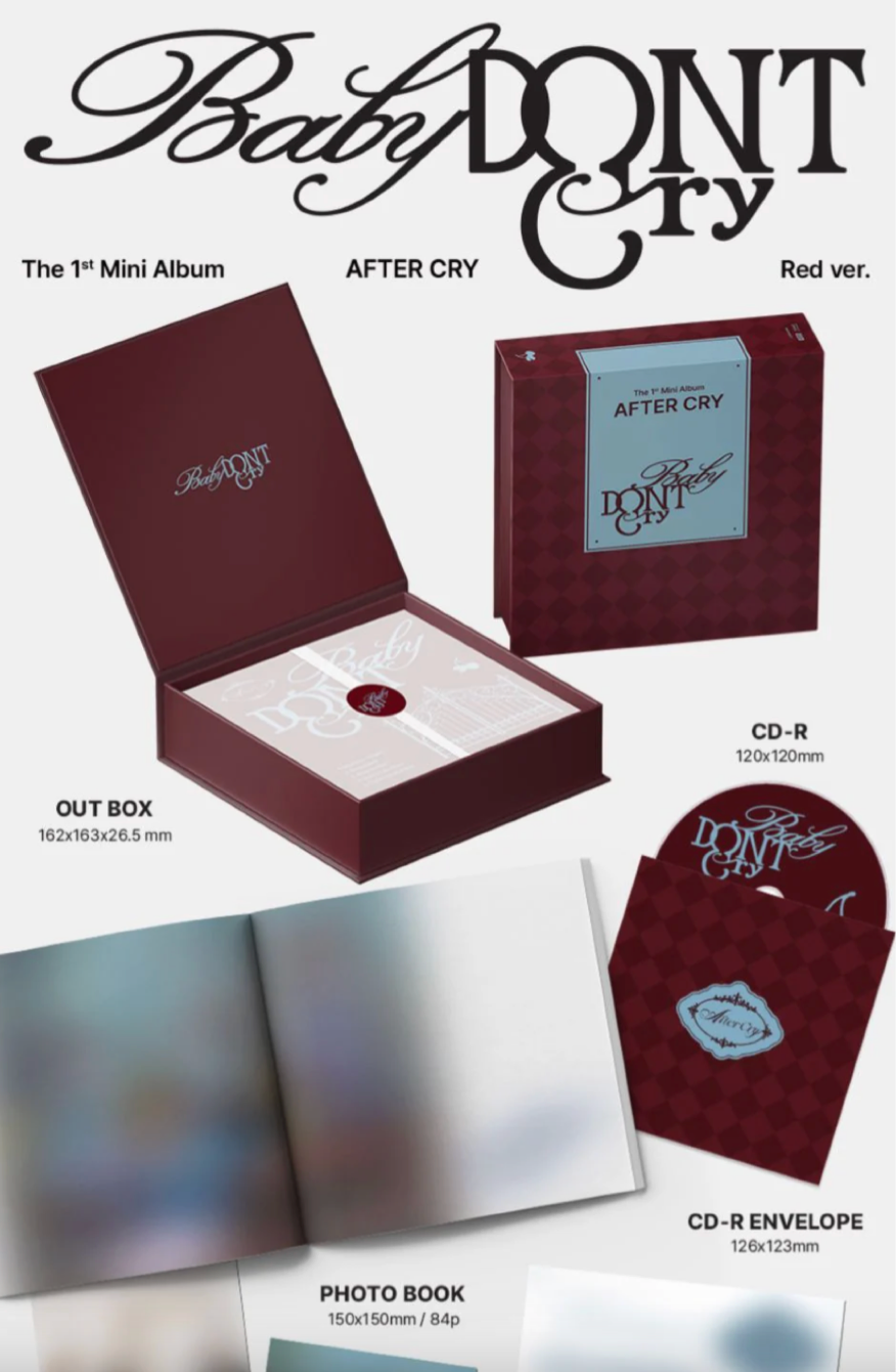 SIGNED] Baby DONT Cry - AFTER CRY - The 1st Mini Album (Red Ver