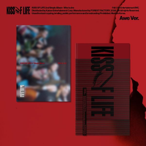 KISS OF LIFE - 2nd Single Album [Who is she] (Awe Ver.)[Vorbestellung] +Applemusic POB