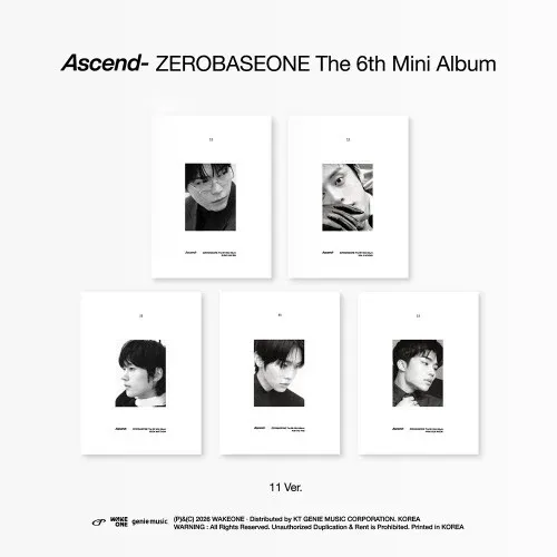 ZEROBASEONE - Ascend- (11 Ver.) [Vorbestellung] + POB