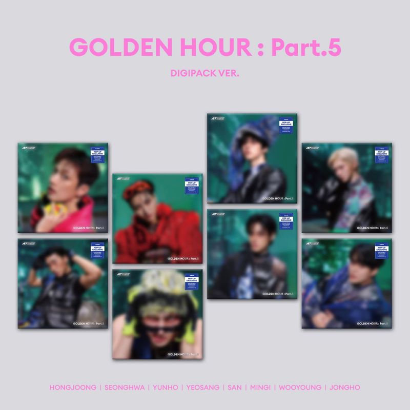 ATEEZ - GOLDEN HOUR : Part.5 (DIGIPACK VER.) - POP-UP Exclusive [Vorbestellung]