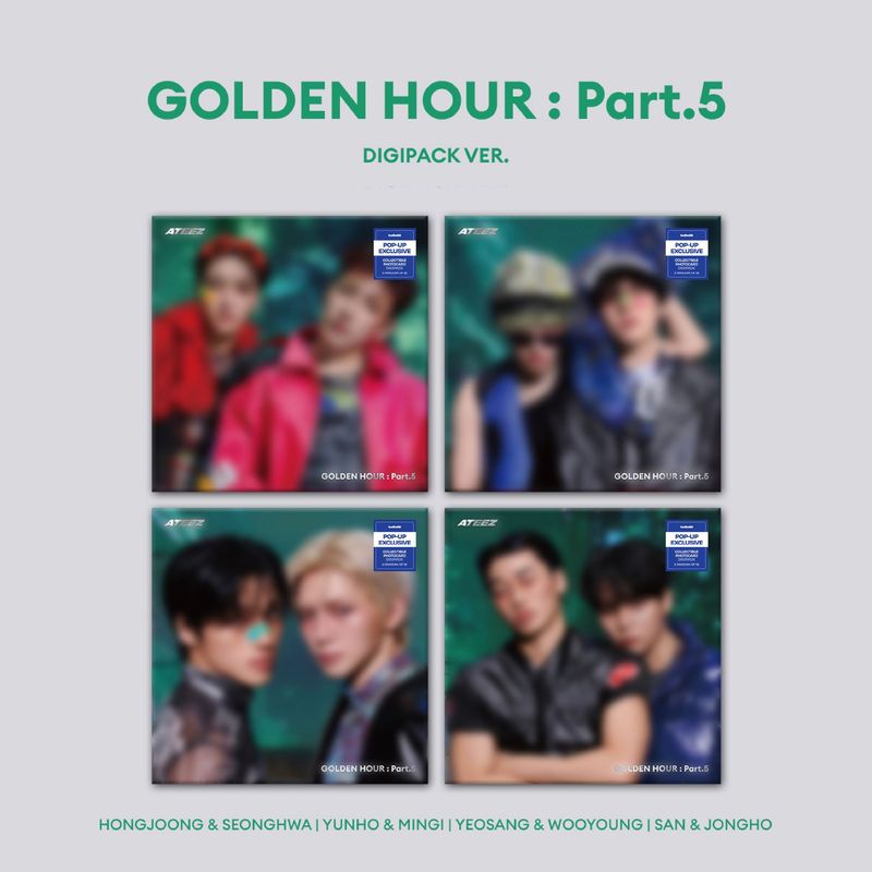 ATEEZ - GOLDEN HOUR : Part.5 (DIGIPACK UNIT VER.) - POP-UP Exclusive [Vorbestellung]