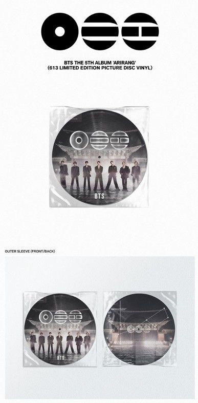 BTS - ARIRANG (613 Limited Edition Picture Disc Vinyl)