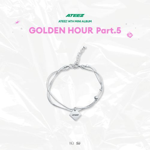 ATEEZ - POP-UP STORE [GOLDEN HOUR Part.5]: Silberarmband [Vorbestellung]