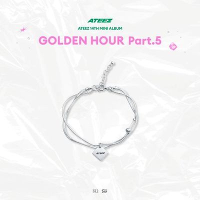 ATEEZ - POP-UP STORE [GOLDEN HOUR Part.5]: Silberarmband [Vorbestellung]