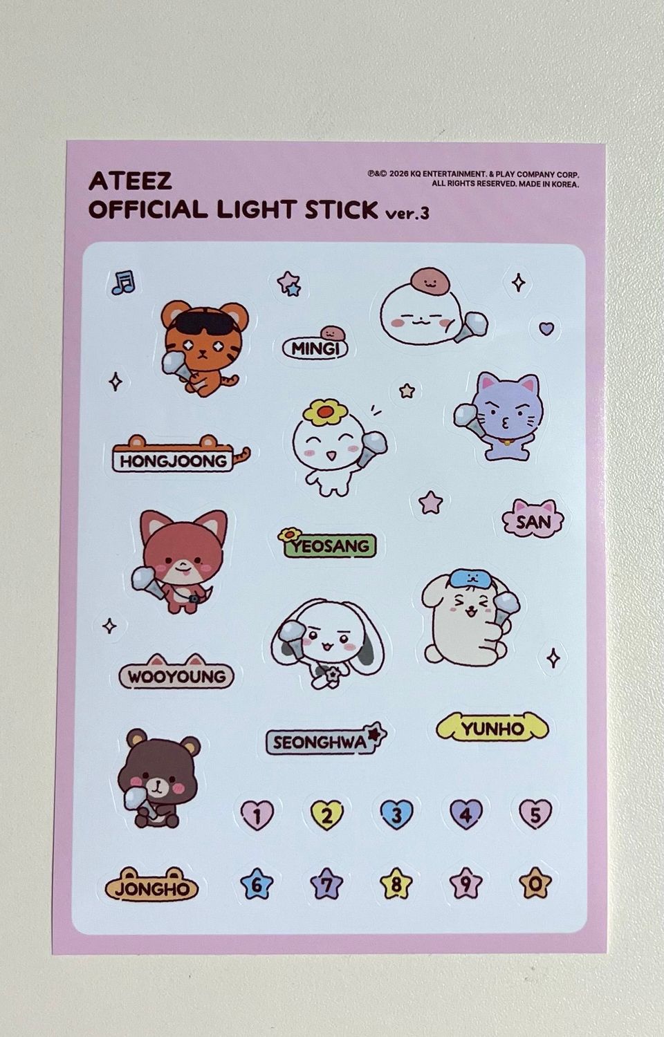 Ateez (official lightstick ver. 3) - POB