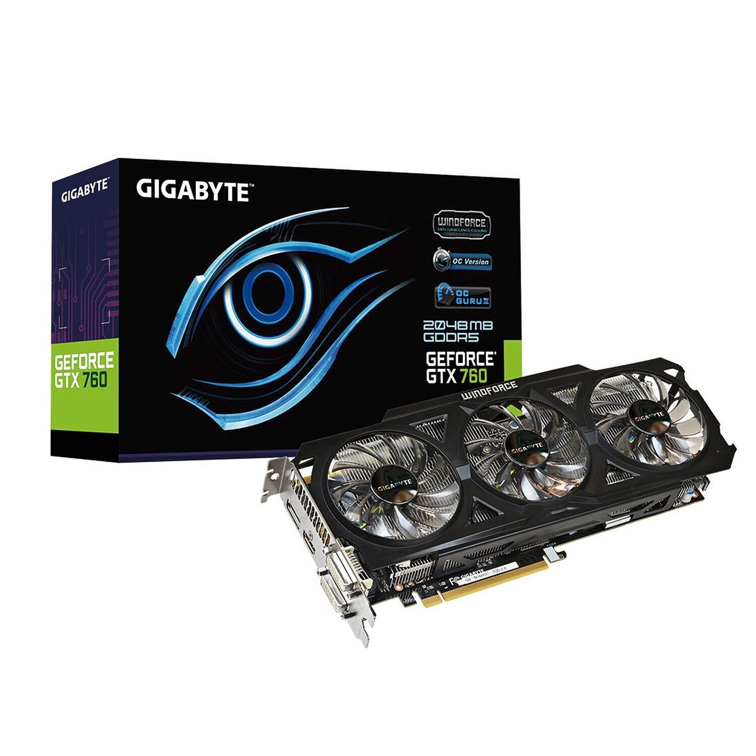 Gigabyte GV-N760OC-2GD (rev. 2.0) - GeForce GTX 760 2 Go