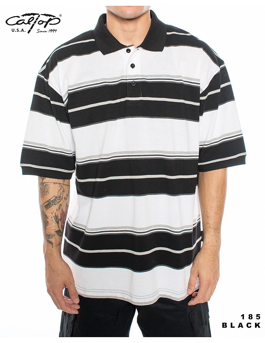 CalTop Stripe Polo 185