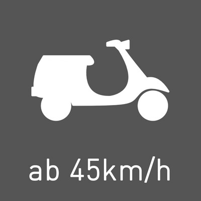 Roller über 45 km/h