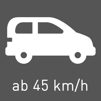 Autos über 45 km/h