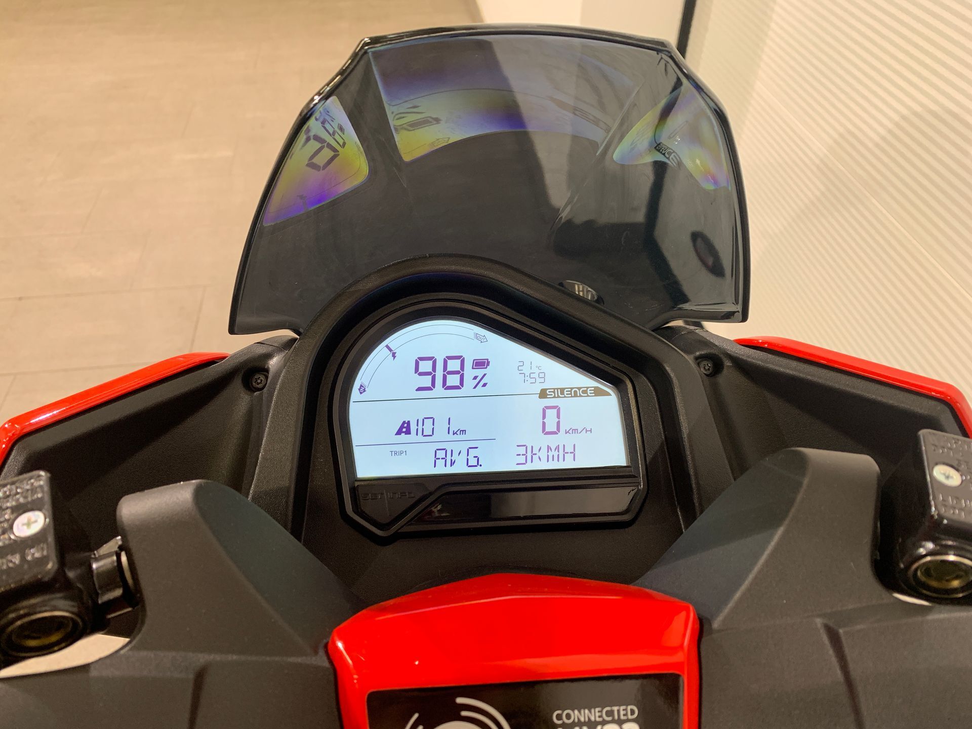 Elektro-Roller Silence S01 Connected L1e 45 km/h rot