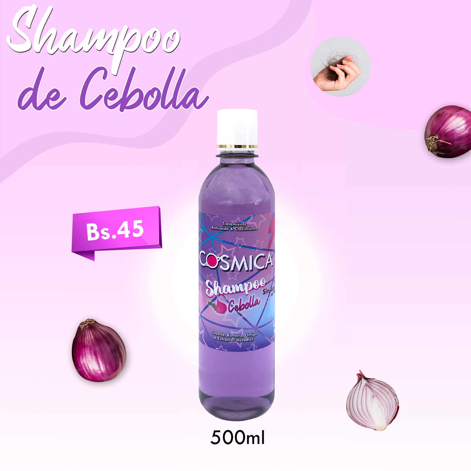 Tratamiento de Cebolla de medio litro