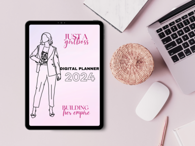 2024 Boss Lady Planner | Digital Planner for Small Business Owners | Female Entrepreneur Planner | Premium Commercial & Personal Use Canva Template | Hyperlinked Tabs | Portrait Layout | Dated Planner 2024 Boss Lady Planner | Digital Planner for Small Business Owners | Female Entrepreneur Planner | Premium Commercial & Personal Use Canva Template | Hyperlinked Tabs | Portrait Layout | Dated Planner