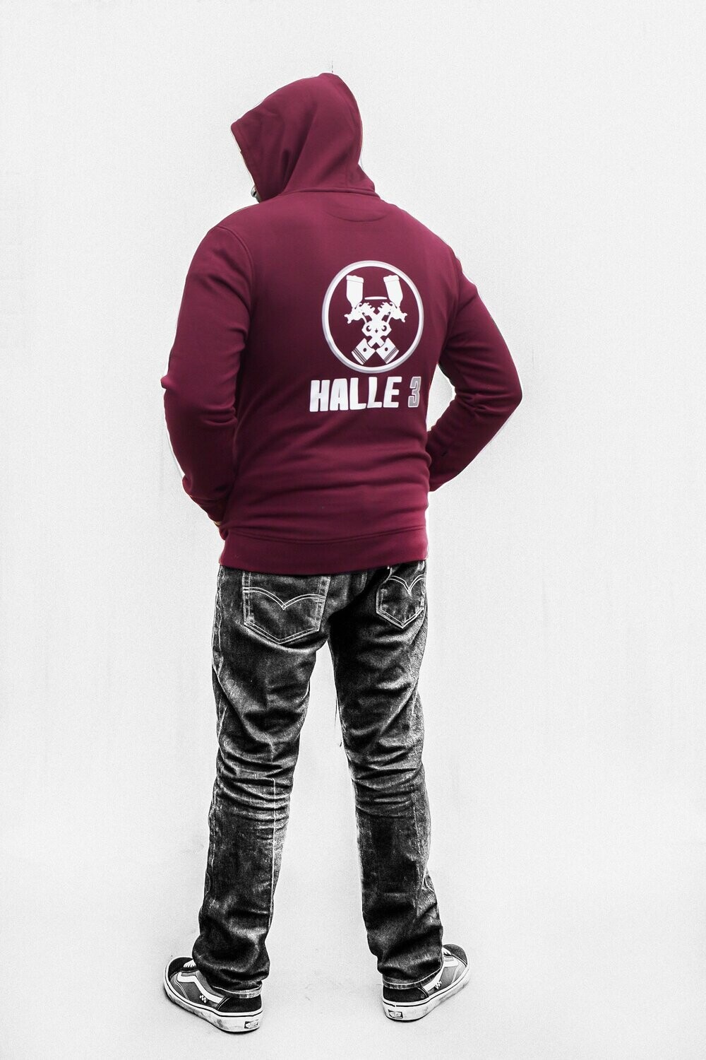 Inspire Hoodie Sweat RED Halle3 Größe M
