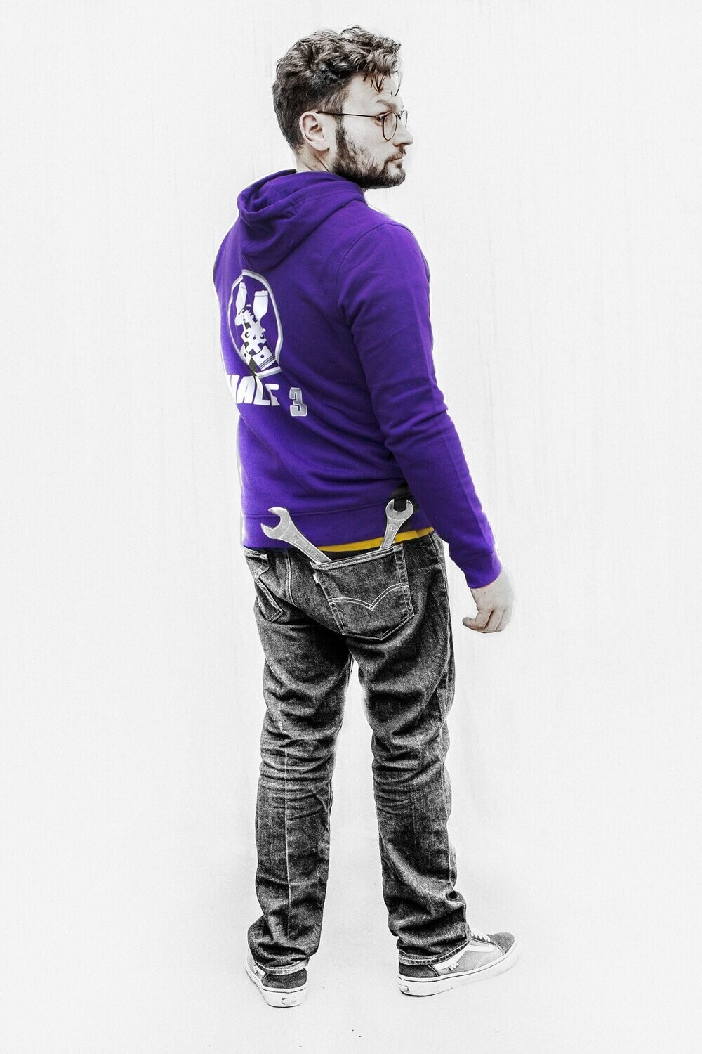 Inspire Hoodie Sweat PURPLE Halle3 Größe L