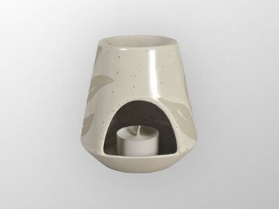 Duftlampe-Stövchen Florens creme Lasur mit Rapswachsteelicht Duftlampe-Stövchen Florens creme Lasur mit Rapswachsteelicht