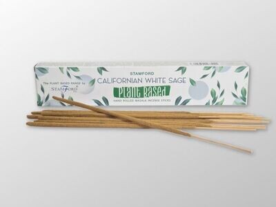 Stamford pflanzenbasierte Masala Räucherstäbchen - CALEFORNIEN WHITE SAGE Stamford pflanzenbasierte Masala Räucherstäbchen - CALEFORNIEN WHITE SAGE