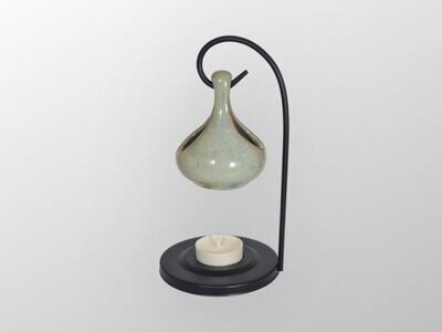 Hängende Duftlampe in Tränen-Form/ Oil Burner (grün)