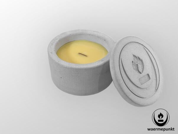 Betonknisterkerze Citronella small Betonknisterkerze Citronella small