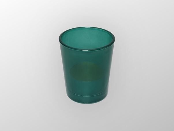 Deko Teelichtglas Türkis